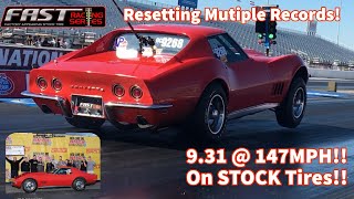 9.31 147 In a STOCK Appearing L88 Corvette! Setting Records in A BORROWED Car with BORROWED Engine!