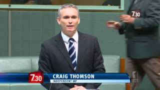 Craig Thomson outlines 'set up' in HSU scandal