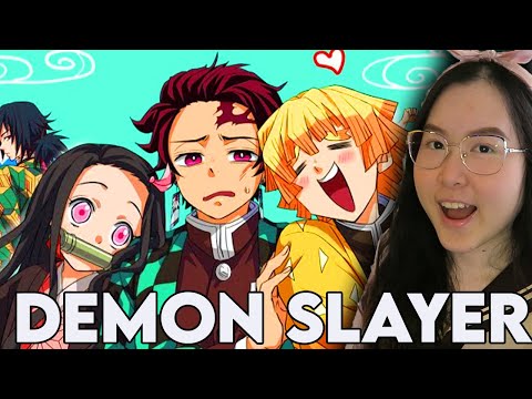NEZUKO IS THE CUTEST!!! DEMON SLAYER CUTE MOMENTS - REACTION