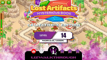 Lost Artifacts 6 - Level 14 - Mysterious Book - Normal Mode
