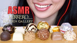 Asmr eating sound chocolate ferrero golden gallery | no talking