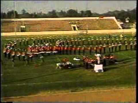 RCC Marching Tigers at the 1990 Chaffey Field Tour...