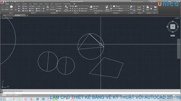 Học Autocad - Lệnh vẽ đường tròn - Circle (C)