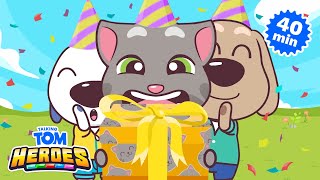 🥳 SUPER Party Celebration 🎉🎂 Talking Tom Heroes and Talking Tom & Friends Minis Compilation