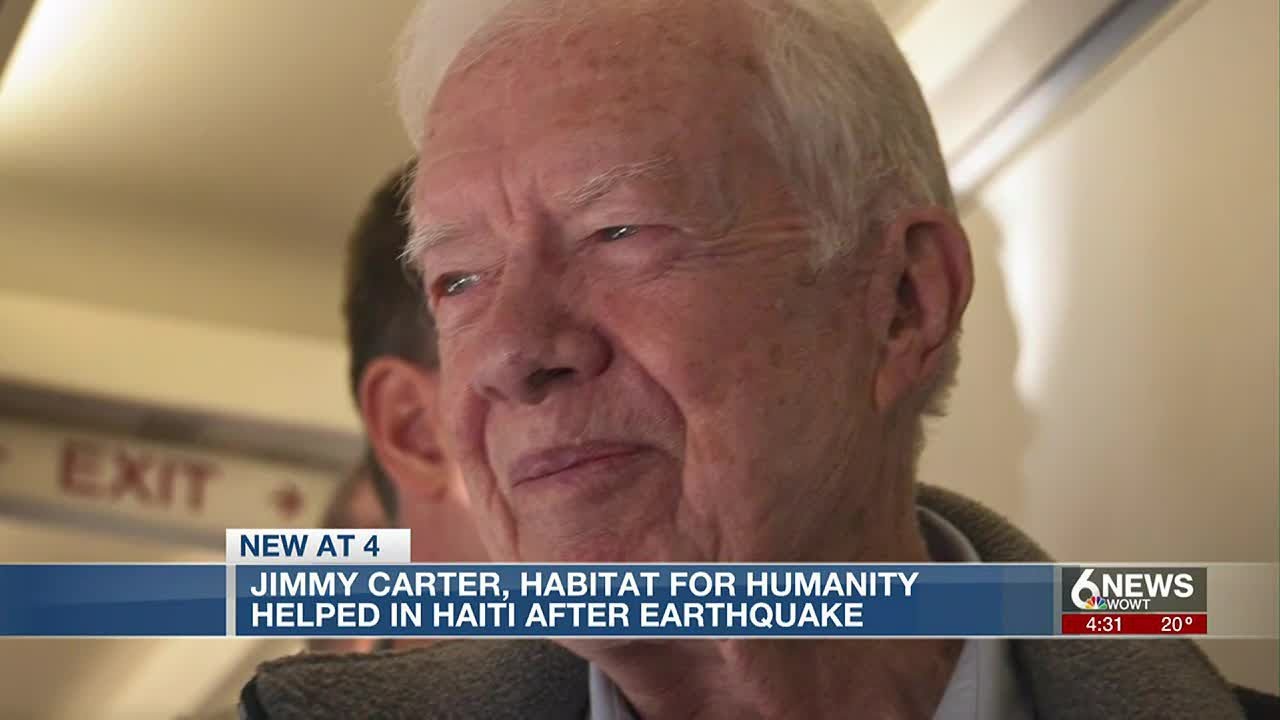 Jimmy Carter, Habitat for Humanity helped following Haiti earthquake
