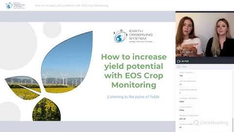 Webinar: How to increase yield potential with EOS Crop Monitoring 2020.06.18