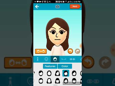 How to make a princess peach mii
