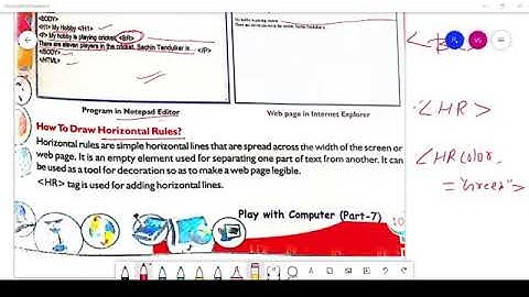 7th Class | Computer | Chapter-11 |  HTML-Creating Web Pages |By Vijay sir