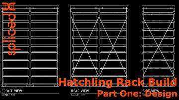 DIY Hatchling Ball Python Rack #1 - Design