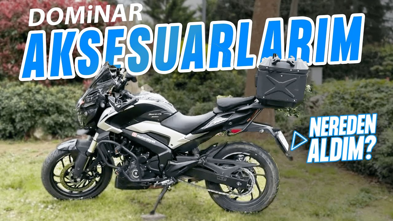 Dominar'da Kullandığım Motosiklet Aksesuarlarım - Motosiklet Aksesuar Önerileri