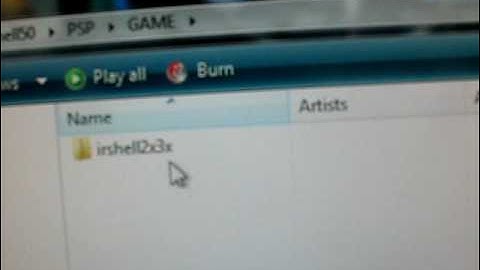 PSP IR Shell 5.0 install Guide