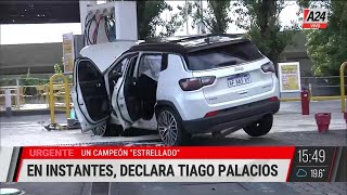 🚨 SE FUE DE COPAS Y CHOCÓ: "Así quedó la camioneta del jugador de Estudiantes de La Plata"