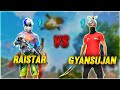 Gyansujan VS Raistar Op Gameplay || Phone VS Pc || 1 vs 1 || Garena Free Fire || Gyan Gaming