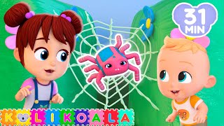 itsy bitsy spider more nursery rhymes koli koala kids songs