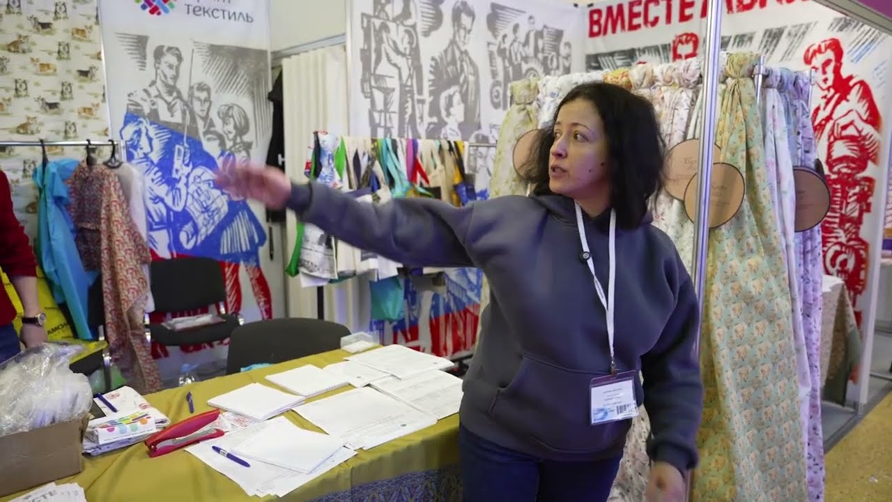 Обзор стенда компании "Принт Текстиль" на выставке "Интерткань-2024. Весна"