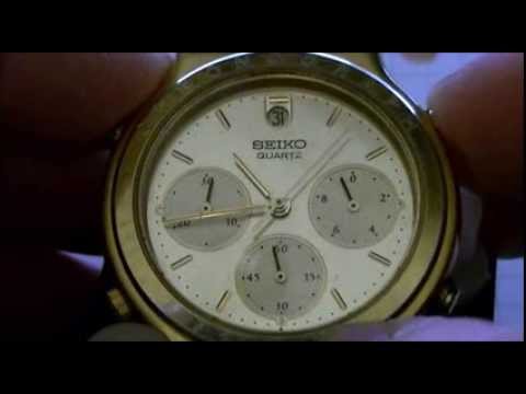 Seiko 7a34-7010 complete functionality demonstration - YouTube