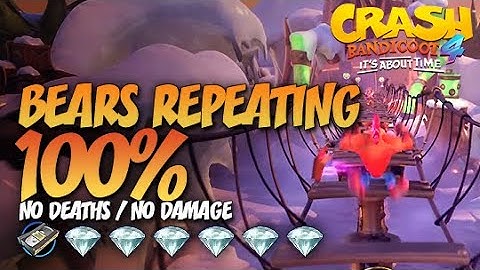 Crash Bandicoot 4: Bears Repeating 100% Run - All Gems Guide (No Deaths / No Damage)