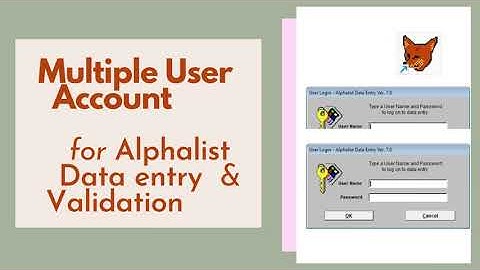 Multiple Alphalist User in One Computer | SAWT