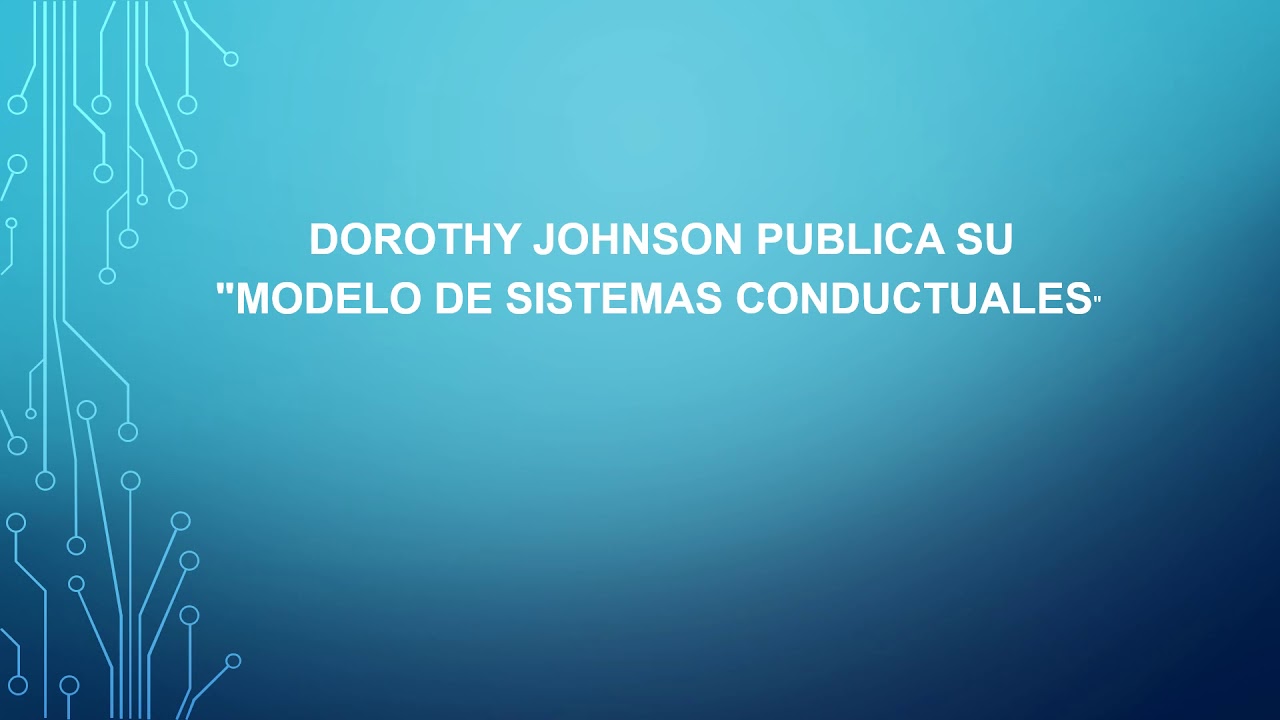 Teoria Dorothy Jhonson - YouTube