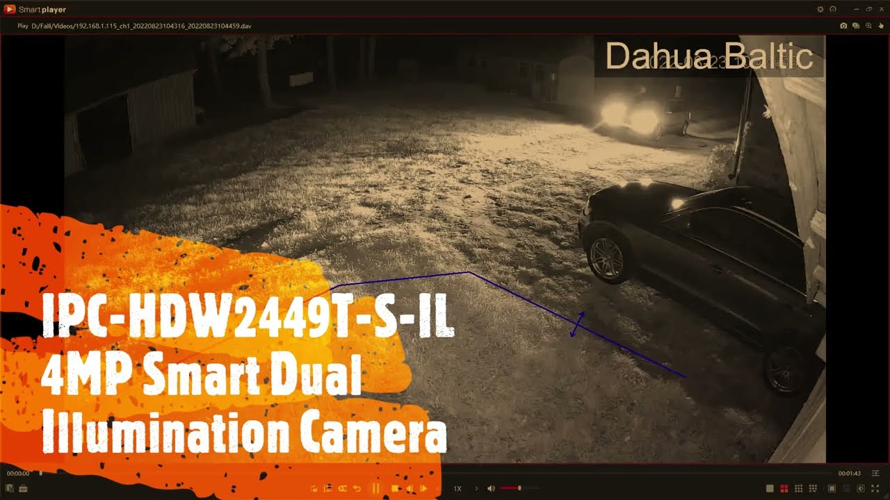 Dahua Ip 4mp CCTV Camera - Dual Illumination Indoor Camera