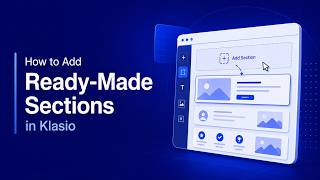How to Add Ready-Made Sections in Classio | Classio Tutorial
