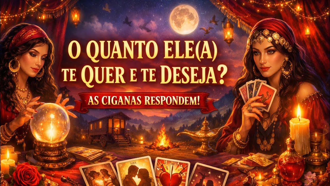 O QUANTO ELE(A) TE QUER E TE DESEJA? AS CIGANAS RESPONDEM!