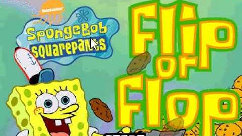 SpongeBob SquarePants - Flip Or Flop (2001 Shockwave Game)