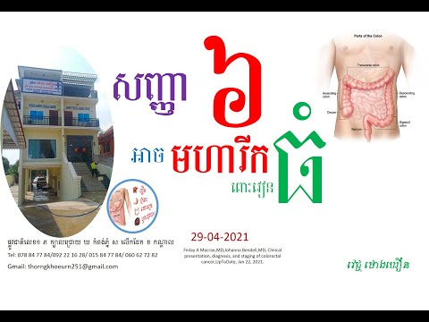 ថោងឃឿន,គ្លីនិកថោងឃឿន,thorngkhoeurn,thorngkhoeurn clinic,សញ្ញមហារីកពោះវៀនធំ