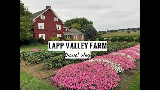 LAPP VALLEY FARM IN NEW HOLLAND PENNSYLVANIA|| DISCOVER LANCASTER, PA || TRAVEL VLOG || ICE CREAM