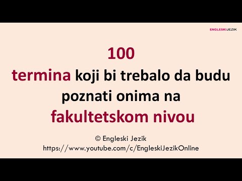 Video: Na fakultetskom nivou?