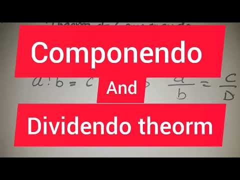 Video: Door componendo en dividendo?