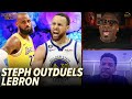 Unc, Ocho & Iso Joe react to EXCITING finish as LeBron & Lakers fall to Steph & Warriors | Nightcap