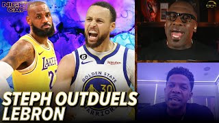 Unc, Ocho & Iso Joe react to EXCITING finish as LeBron & Lakers fall to Steph & Warriors | Nightcap