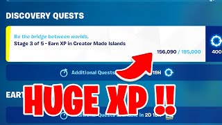 Earn XP in Creator Made Islands Fortnite