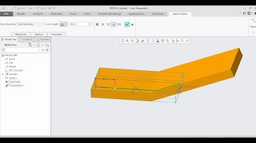 spinal bend feature in creo