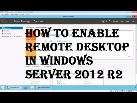 How to Enable Remote Desktop in Windows Server 2012 R2