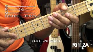 Bernard Edwards Chic Style Bass Riff Lesson 2 EEMusicLIVE