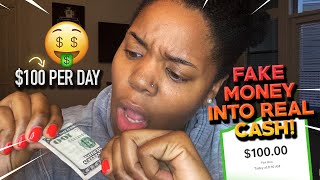 HOW TO TURN FAKE MONEY INTO $100 PAYMENTS USING CASH APP (PROOF VIDEO) screenshot 5