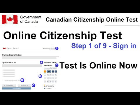 Canadian Citizenship Test is Online - Canada Online Citizenship Tests Begin
