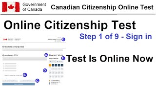 Canadian Citizenship Test is Online - Canada Online Citizenship Tests Begin screenshot 1