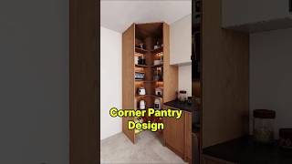 Corner Pantry Design#kitchendesign #customcabinets #kitchenideas #kitchenhacks #smartkitchen