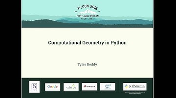 Tyler Reddy - Computational Geometry in Python - PyCon 2016