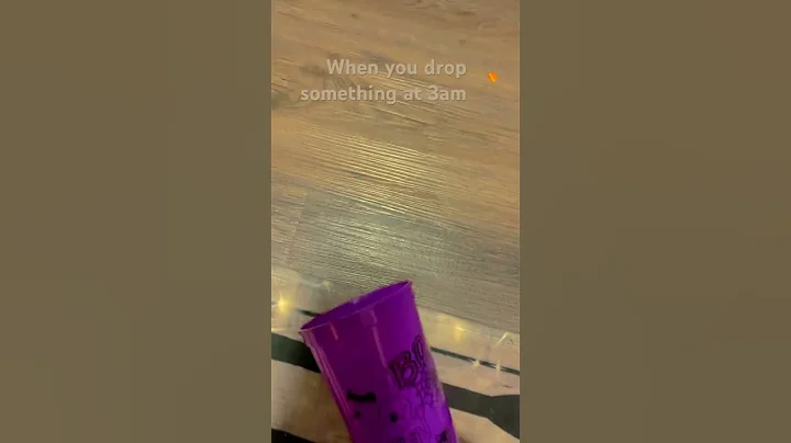 When you drop something at 3am