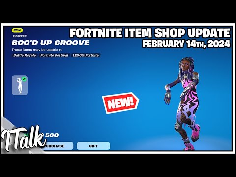 *NEW* BOOD UP GROOVE EMOTE & MORE! Fortnite Item Shop [February 14th, 2024] (Fortnite Chapter 5)