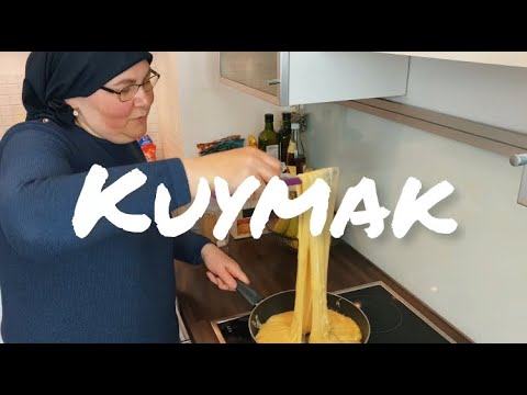 Caturday Coffee - Cook Kuymak from Trabzon, Turkey (Turkish cheese fondue) with Turkish mom (recipe)