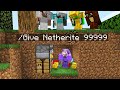 Minecraft Manhunt But I Secretly Cheated With /give...