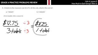 Grade 6, Unit 4, Lesson 9 Practice Problems