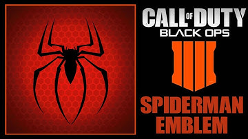 Black Ops 4 Emblem Tutorial - Spiderman Symbol