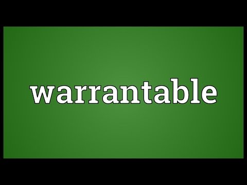 Header of warrantable