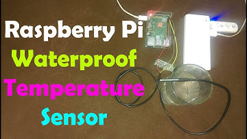 Raspberry pi 3 tutorial #6: Waterproof one wire digital temperature sensor Ds18b20  "Python"